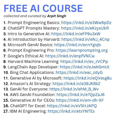 Master AI and Machine Learning with Top FREE Courses!