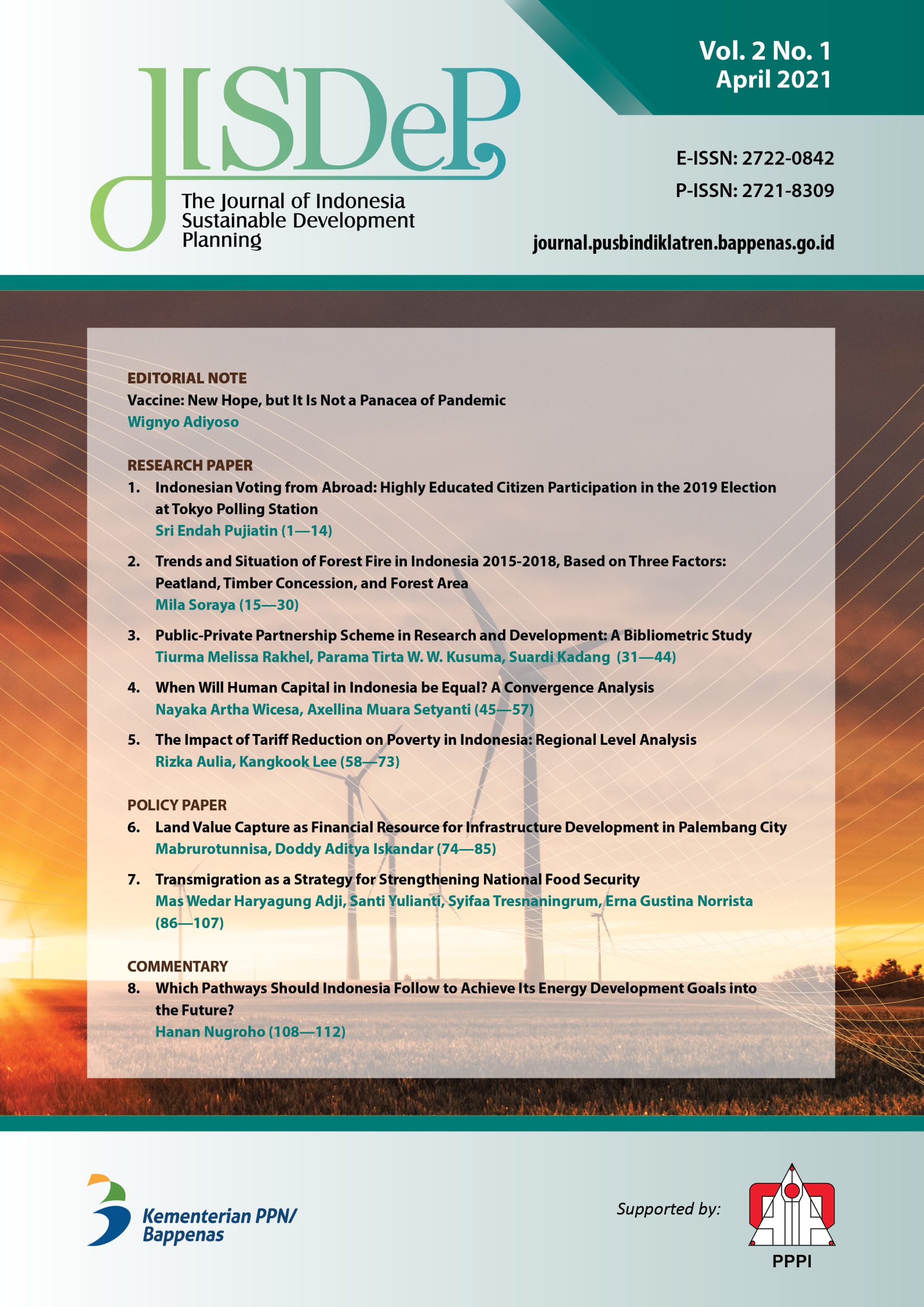JISDeP Vol 2 No 1 (2021): April 2021