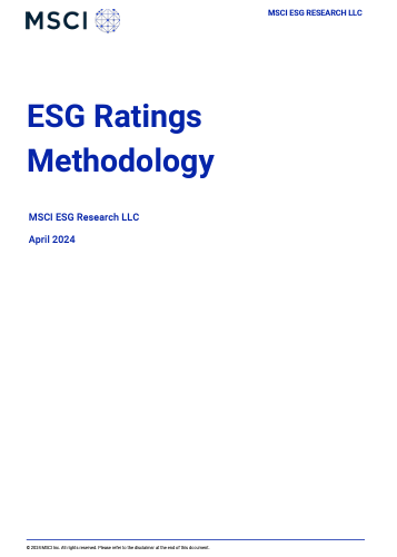 ESG Ratings Methodology