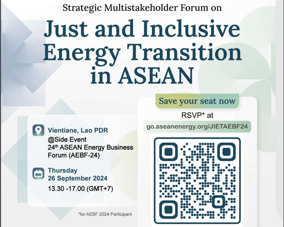 Just and Inclusive Energy Transition in ASEAN