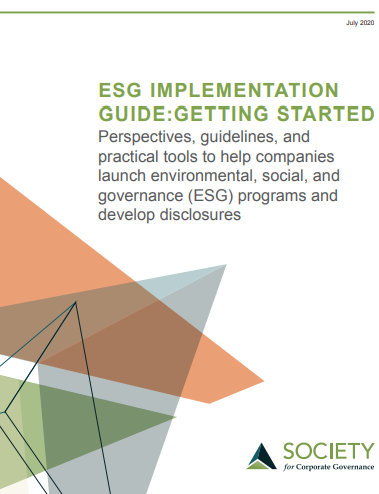ESG implementation guide getting started