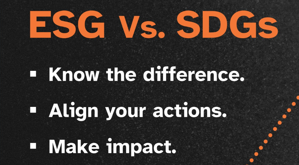 ESG vs SDGs
