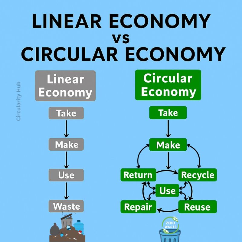Linear vs circular economy