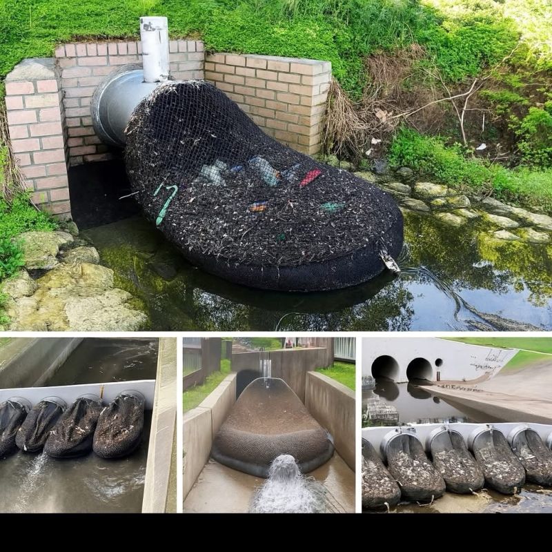 Trash Net In Channel The little net that roared: Kwinana's environmental game changer