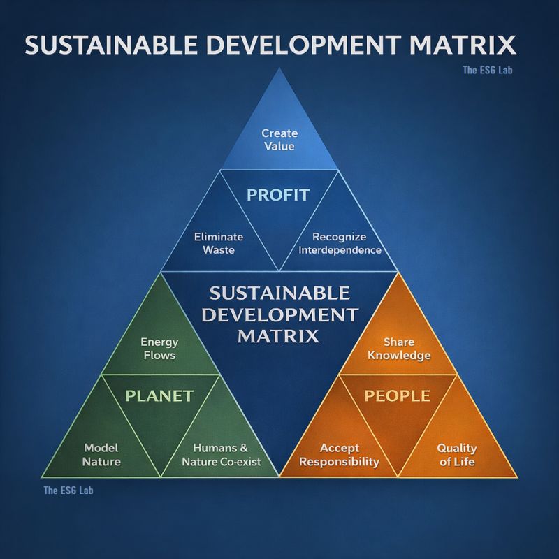 Sustainable development matrix