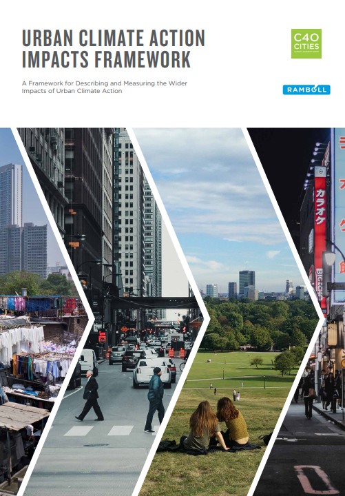 Urban climate action impacts framework