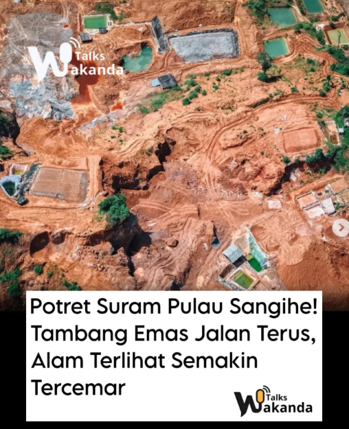 Potret suram Pulau Sangihe, tambang emas jalan terus, alam terlihat ...