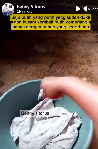 Tips baju kucel jadi putih cemerlang